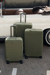 The Large Check-In Luggage Cover in Olive