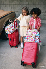 The Disney Small Carry-On Roller in Mickey Mouse Red